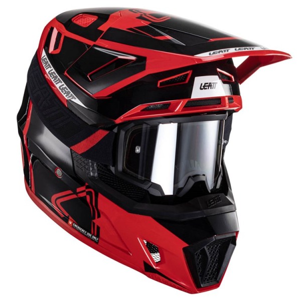 Leatt LEATT HELMET MOTO 7.5 V24 RED INCLUDES 4.5 GOGGLE